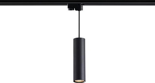 Spot LED suspendat, 35W, IP20, dimensiune 6 x 120 cm, aluminiu, negru mat