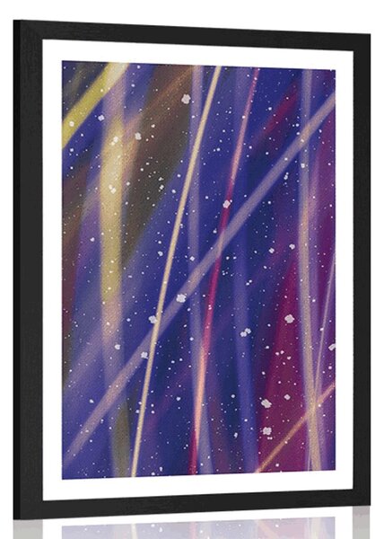 Poster cu passepartout abstracție romantică