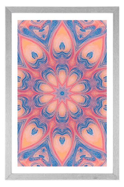 Poster cu passepartout Mandala hipnotică
