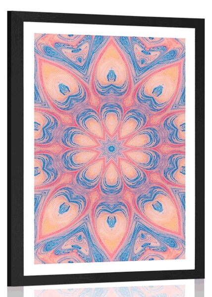 Poster cu passepartout Mandala hipnotică