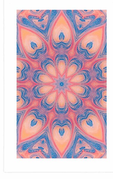 Poster cu passepartout Mandala hipnotică