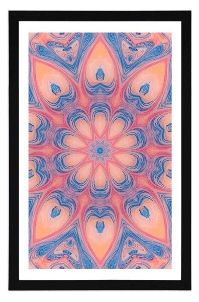 Poster cu passepartout Mandala hipnotică