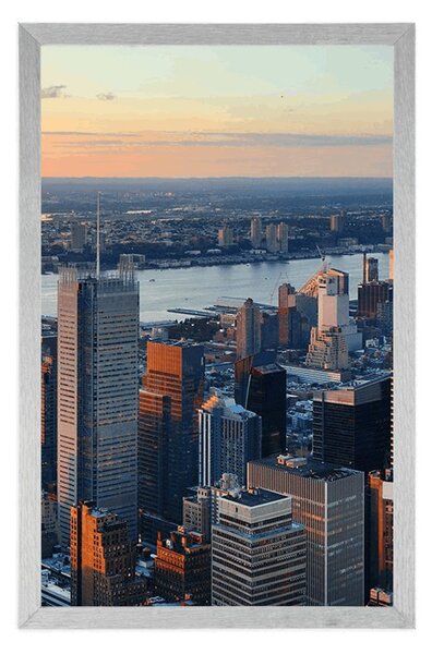 Poster panorama orașului New York