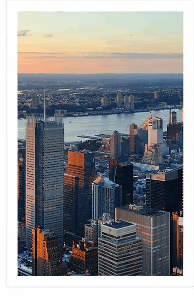 Poster panorama orașului New York