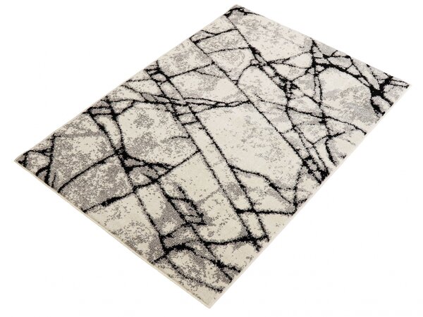 Covor Abstract, Model Cappuccino 16102 610, Gri 60 x 110