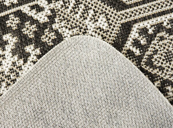 Covor Bucatarie, Flex 19636-08, Gri Negru 75x150 cm 75x150