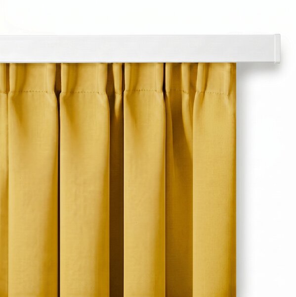 Draperie Blackout cu rejansa Galben Mustar 140x262 cm – Opacitate 90%
