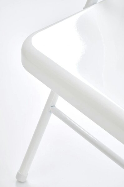 Scaun K565, alb, metal, 46x47x75 cm