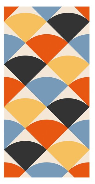 Tapet - Abstracție geometrică colorată III