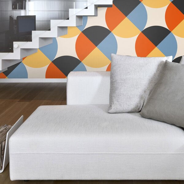 Tapet - Abstracție geometrică colorată II