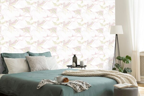 Tapet frunze stratificate în design deschis