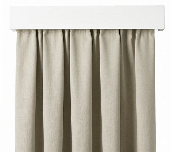 Draperie Blackout cu rejansa Crem 140x244 cm – Opacitate 90%