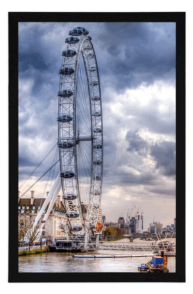Poster Londra unică și râul Tamisa