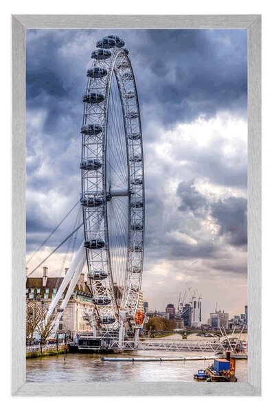 Poster Londra unică și râul Tamisa