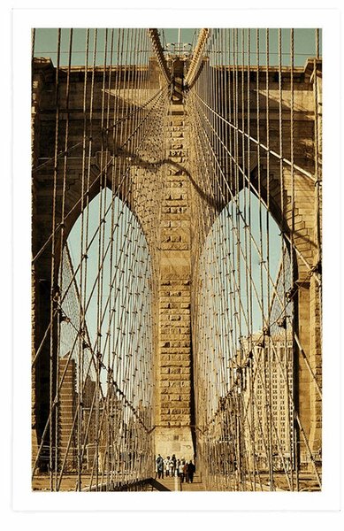 Poster podul Manhattan în New York