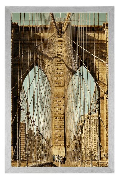 Poster podul Manhattan în New York