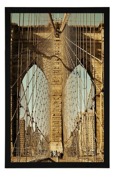 Poster podul Manhattan în New York