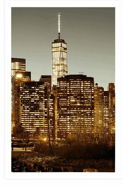 Poster centrul orașului New York
