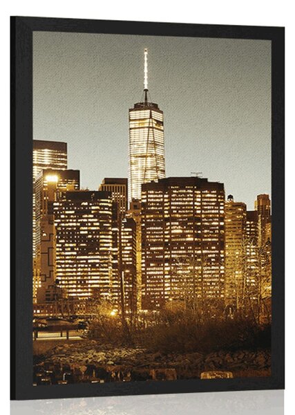 Poster centrul orașului New York