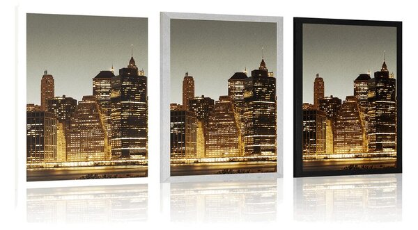 Poster nopți New York-ului