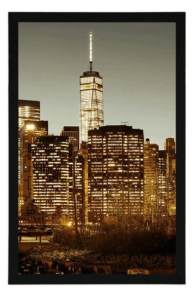 Poster centrul orașului New York
