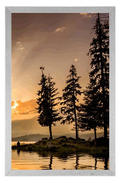 Poster lacul de munte