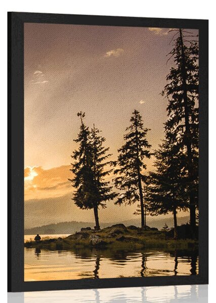 Poster lacul de munte