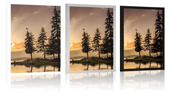 Poster lacul de munte