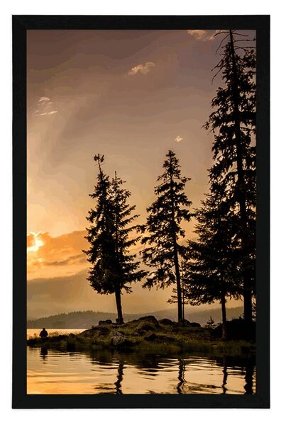 Poster lacul de munte