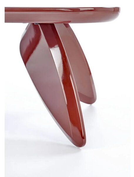 Masuta cafea SORAYA, visiniu, 120x60x36 cm