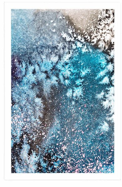 Poster abstracție din culori de acuarelă