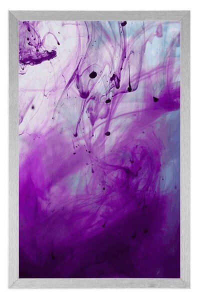 Poster abstracție violetă magică