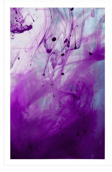 Poster abstracție violetă magică