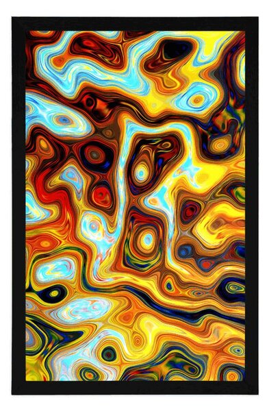 Poster abstracție colorată
