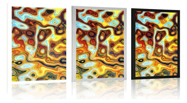 Poster abstracție colorată