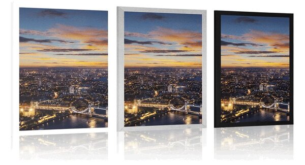 Poster vedere aeriană la Tower Bridge