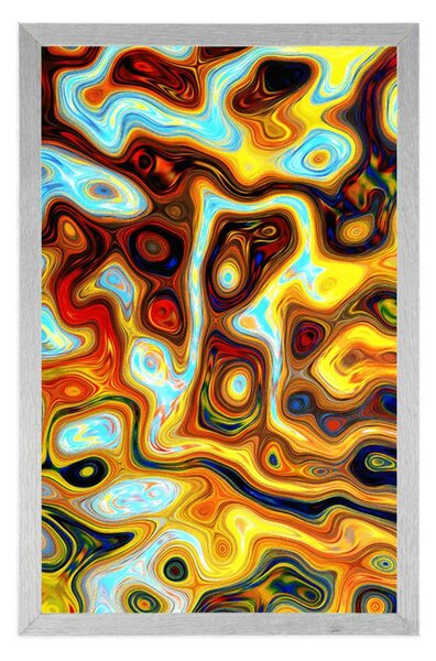 Poster abstracție colorată