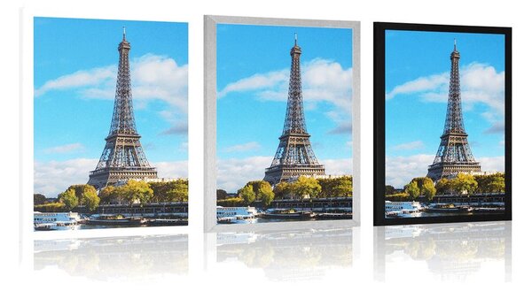Poster panoramă frumoasă a Parisului