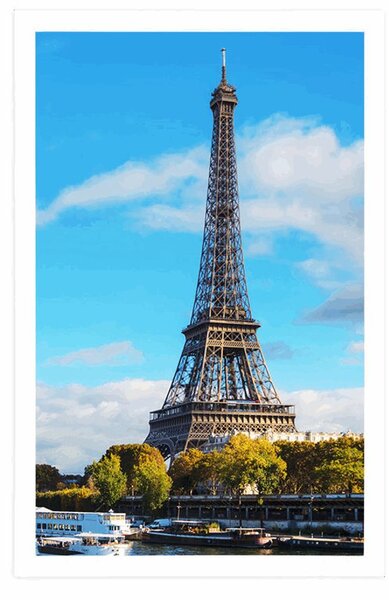 Poster panoramă frumoasă a Parisului