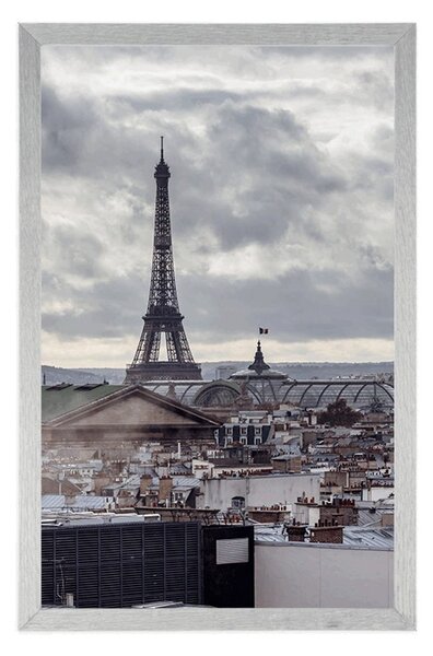 Poster vedere la Paris de pe o stradă simplă