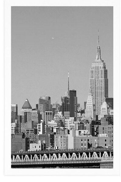 Poster New York magic în design alb-negru