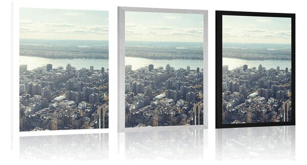 Poster centrul fermecător al orașului New York