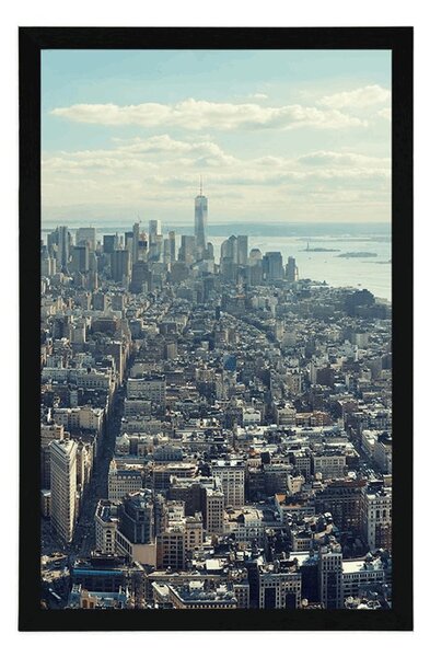 Poster vedere la centrul fermecător al orașului New York