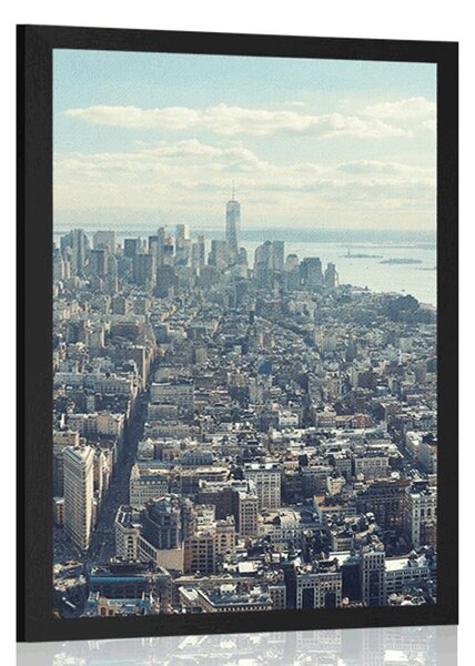 Poster vedere la centrul fermecător al orașului New York