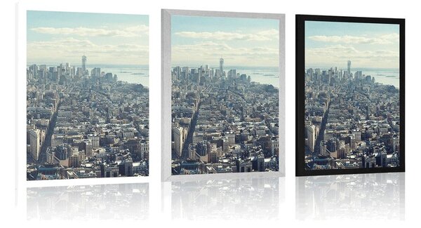 Poster vedere la centrul fermecător al orașului New York