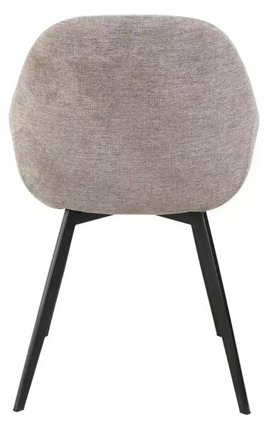 Scaun VINTO, bej - Brego 34, stofa clasica/metal, 57x45x85 cm