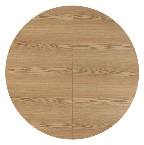 Masa rotunda extensibila living ANGEL II, stejar, 120/160x120x75 cm