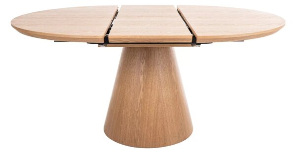 Masa rotunda extensibila living ANGEL II, stejar, 120/160x120x75 cm