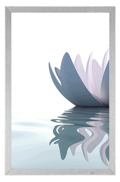 Poster floare de lotus în râu
