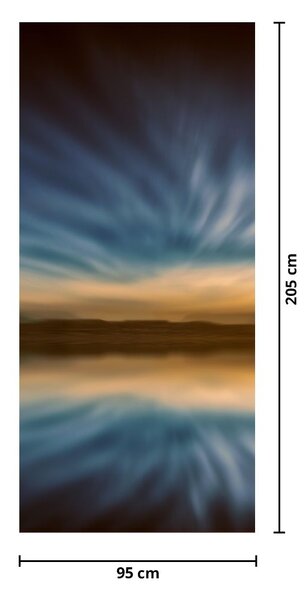 Fototapet pentru ușă - Far în mare (95x205cm)